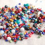 Lot mixat magele nisip, sticla in amestec - 50 grame   - D22