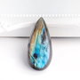Cabochon Lacrima Labradorit  spectrolit  masiv, 45 carate,  netratat, natural -