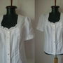 BLUZA BUMBAC ALB