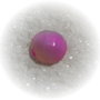 Cabochon 1 rotund din agata fatetata in nuante de roz