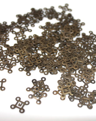 10 x conector bronz
