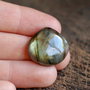 Cabochon Labradorit  lacrima (grasuta) galben-verzui - Zs