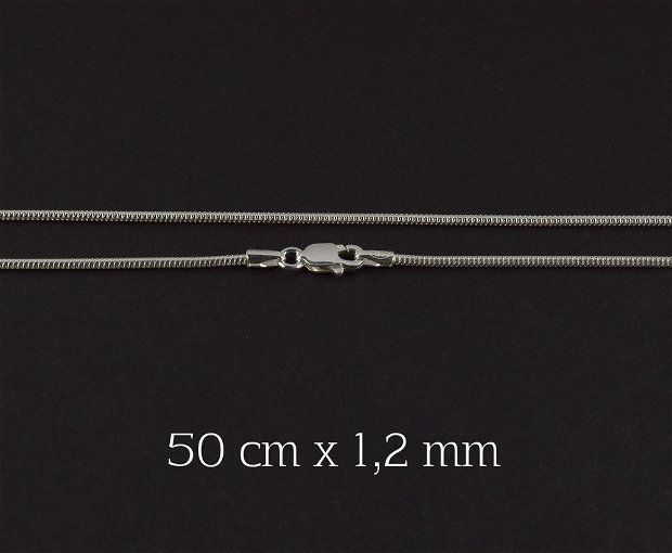 Lant Argint 925, 1,2 mm, SSCO2A