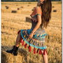 rochie crosetata boho chic , de toamna