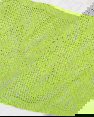 Aplicatie dantela crosetata