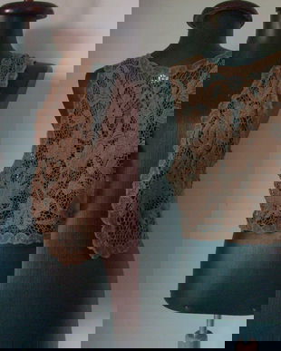 VESTA DANTELA BUMBAC