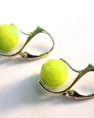 Cercei verde crud din Jad fatetat si argint 925  CE296.2 - Cercei casual delicati, cercei fresh,  cercei pietre semipretioase