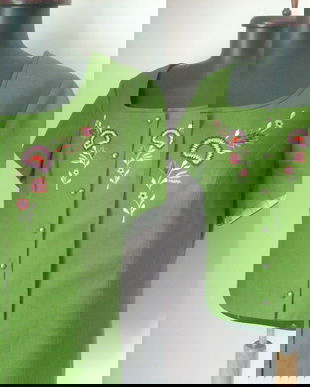 SACOU  PANZA VERDE BRODERIE