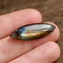 Cabochon Labradorit Marquise - flashy