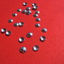 Capacel din argint rodiat aprox 1x4 mm