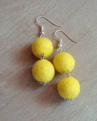 Cercei Retro Yellow