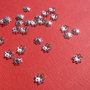 Capac perforat din argint rodiat aprox 6x1.5 mm