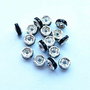 LRH1 - rhinestone negru 4 mm