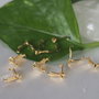 Agatatoare pandantiv, aurita, 3x8mm (2)