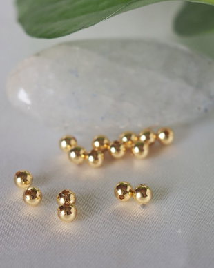 Margele aurite 3mm (50)
