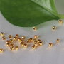 Crimp auriu, 2x2mm (10)