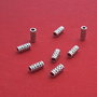 Tub din argint partial antichizat aprox 3.5x8 mm