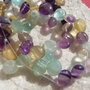 Fluorit mix fulgi mari rotunjiti aprox 9-14x4-8x7-10 mm