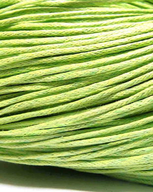 Ata din bumbac cerata, 1 mm, verde