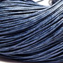 Ata din bumbac cerata, 1 mm, denim