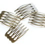 Set 2 buc  - baza pieptene bronz antichizat