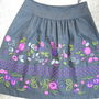 Fusta cu broderie