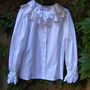 Bluza rustica cu volanase