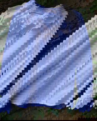 Bluza rustica cu volanase