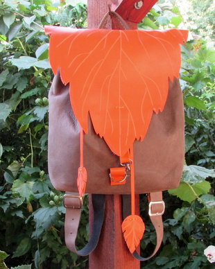 rucsac piele