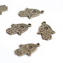 Charm manuta Hamsa bronz antic