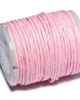 Ata din poliester cerata, rola, 1 mm, roz