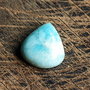 Cabochon Larimar dominican - natural, netratat, veritabil