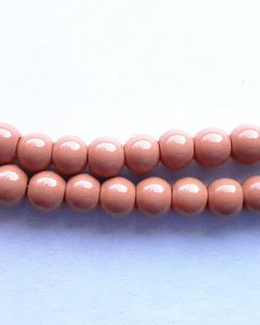 LMS482 - margele sticla maro