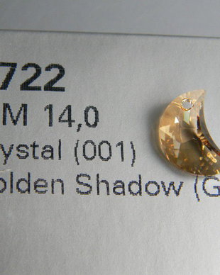 Pandantiv Swarovski - Moon 14 mm - 6722-GSH