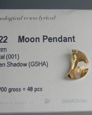 Pandantiv Swarovski - Moon 20 mm - 6722-GSH