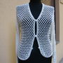 Cardigan vintage cu margele