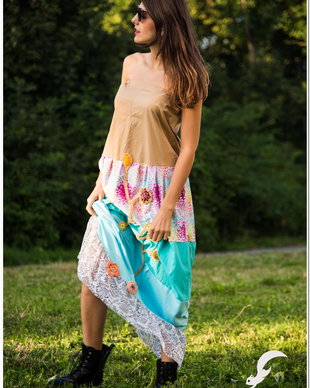rochie top boho chic