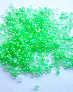 LMN233 - (50g) margele nisip verde