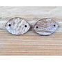 Link lemn cocos, oval, 27x19mm Cod :  GSLAK 157