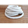 Snur gros bumbac, alb cappuccino, 10mm (50cm) Cod :  DVLAK 058