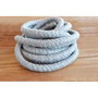 Snur gros, bumbac gri, 10mm (50cm) Cod :  DVLAK 057