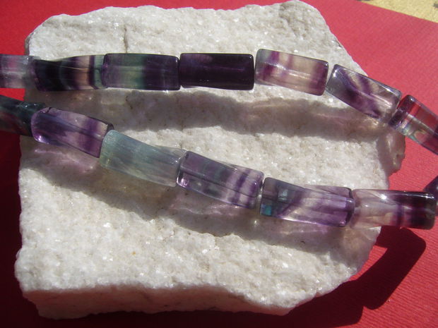 Tuburi rasucite din rainbow fluorite ... SUPERBE...