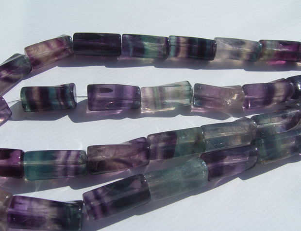 Tuburi rasucite din rainbow fluorite ... SUPERBE...