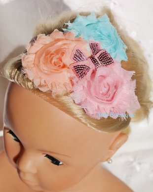 Bentita  bebe botez shabby "Candy"