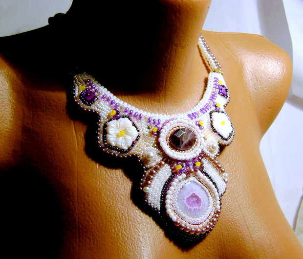 Promotie! Soft purple agate Druzy / Podoabe pe viata