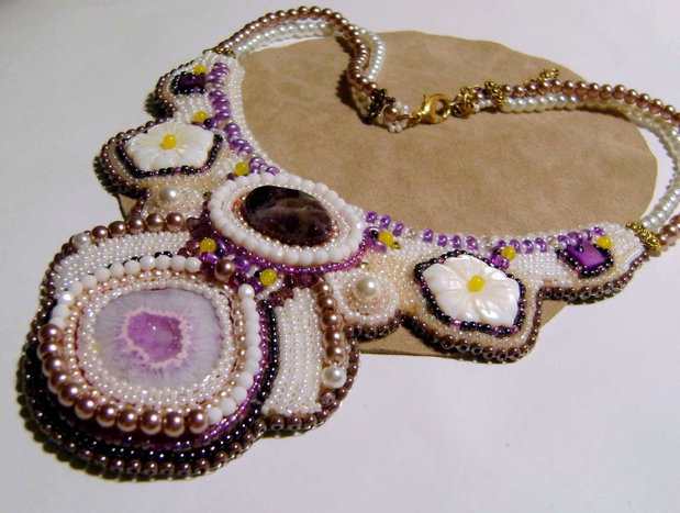 Promotie! Soft purple agate Druzy / Podoabe pe viata