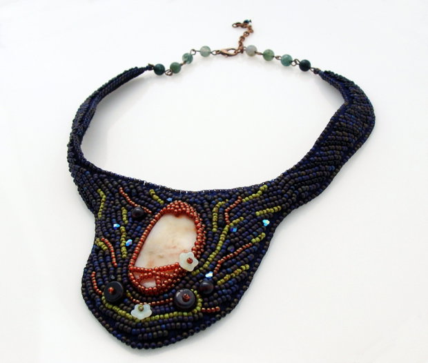 Colier Talisman Capricorn, UNICAT, Colier Opal Roz, Colier Zodiac
