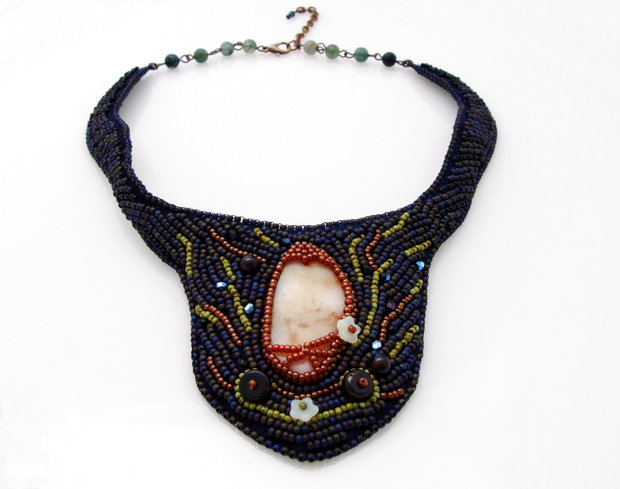 Colier Talisman Capricorn, UNICAT, Colier Opal Roz, Colier Zodiac