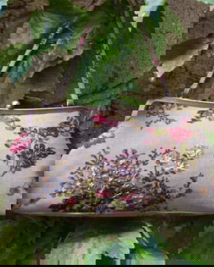 Poseta vintage de catifea