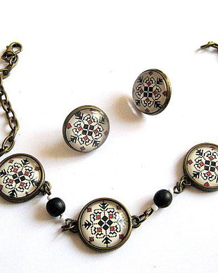 set bijuterii motiv traditional 27398